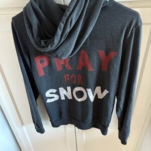 Aviator nation pray for snow zip up